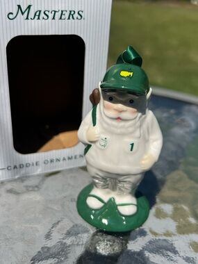 2026 Masters Gnome Caddie Christmas Ornament Augusta National Golf NEW